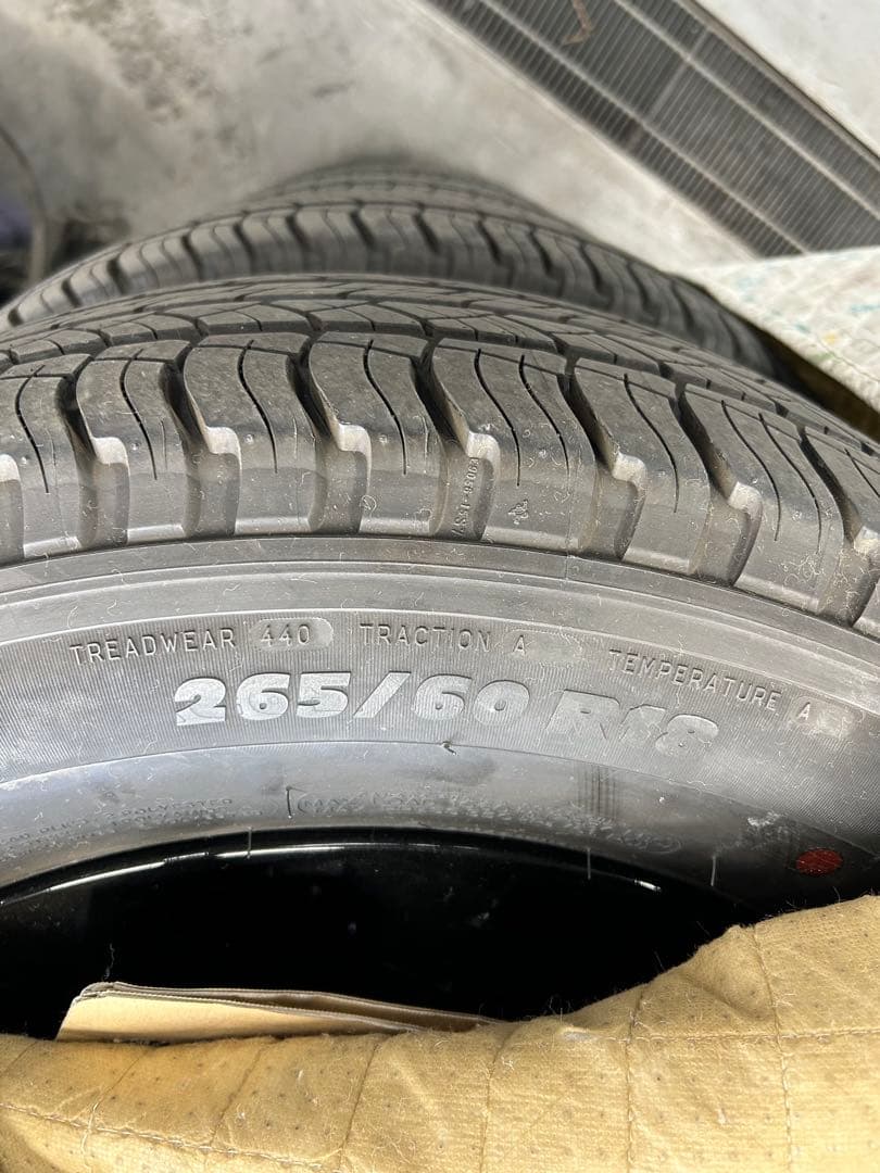 手渡し限定！150後期プラドのブラックエデションタイヤホイール(5本！)