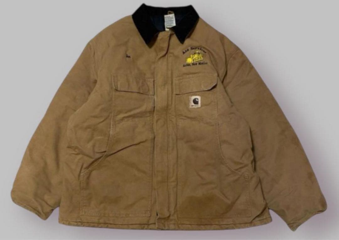 Carhartt トラディショナルコート Duck Coat 企業ロゴ USA製