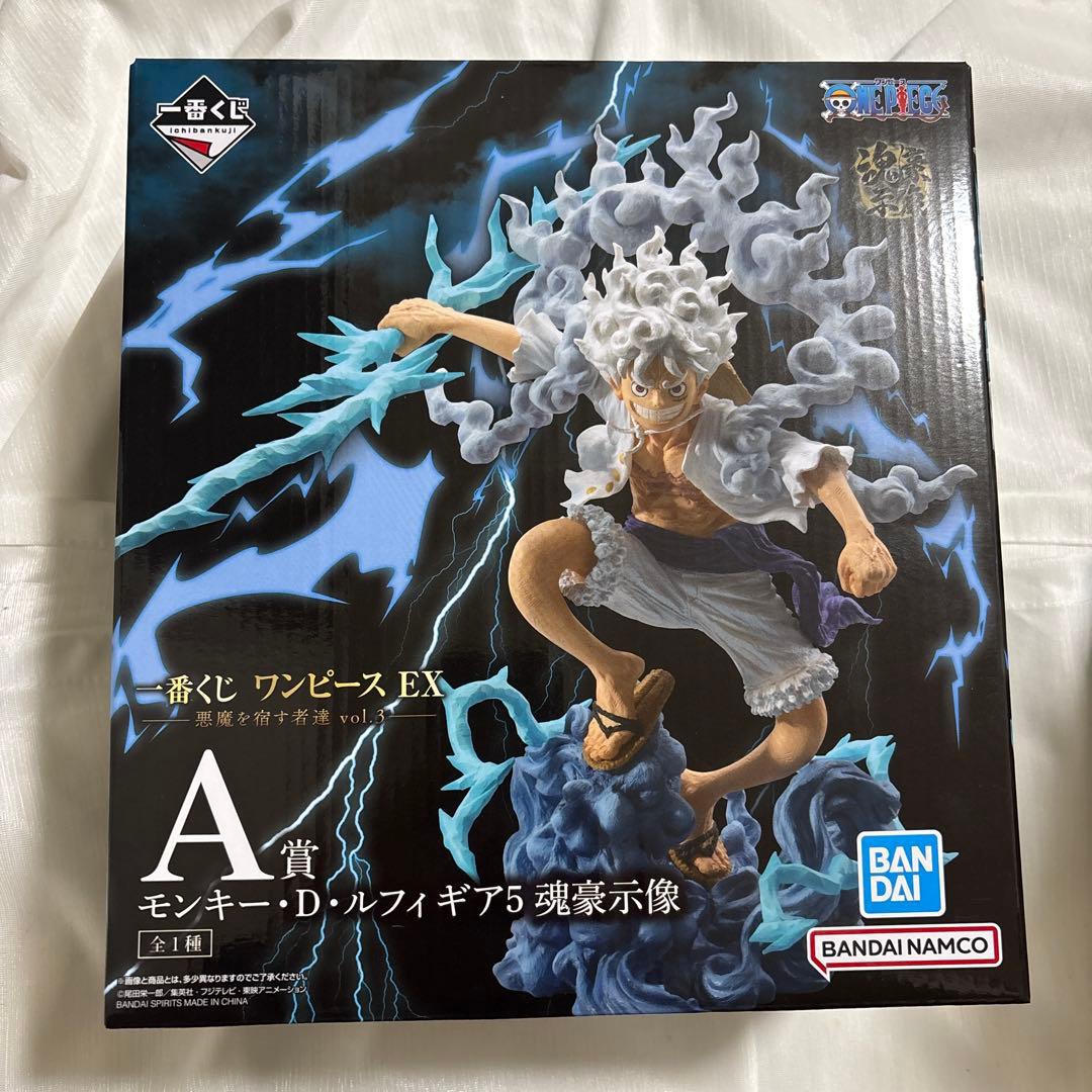一番くじ ワンピース A賞 モンキー・D・ルフィ ギア5魂豪示像　おまけ付き