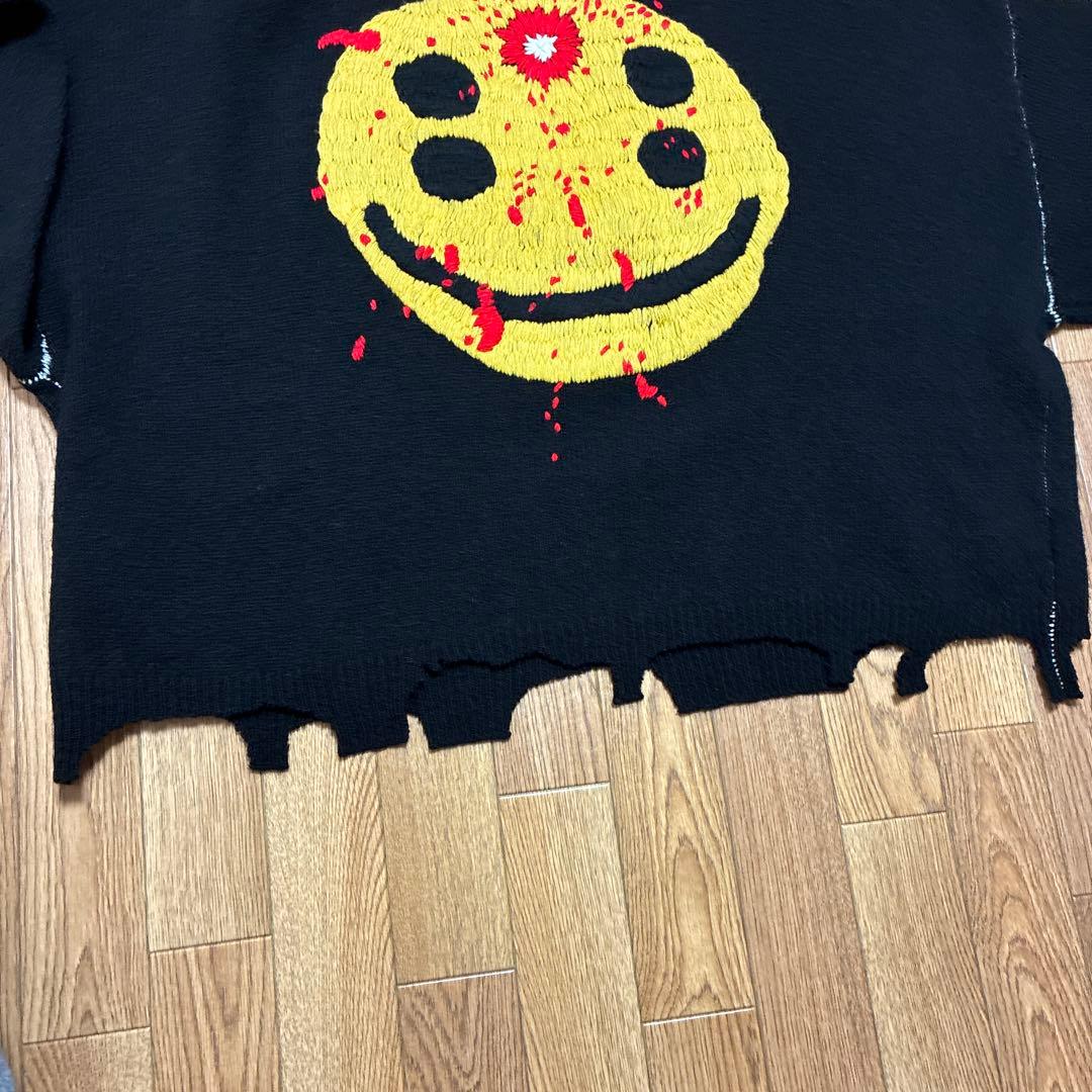 トップス SAINT MICHAEL CPFM KNIT SMILE XL