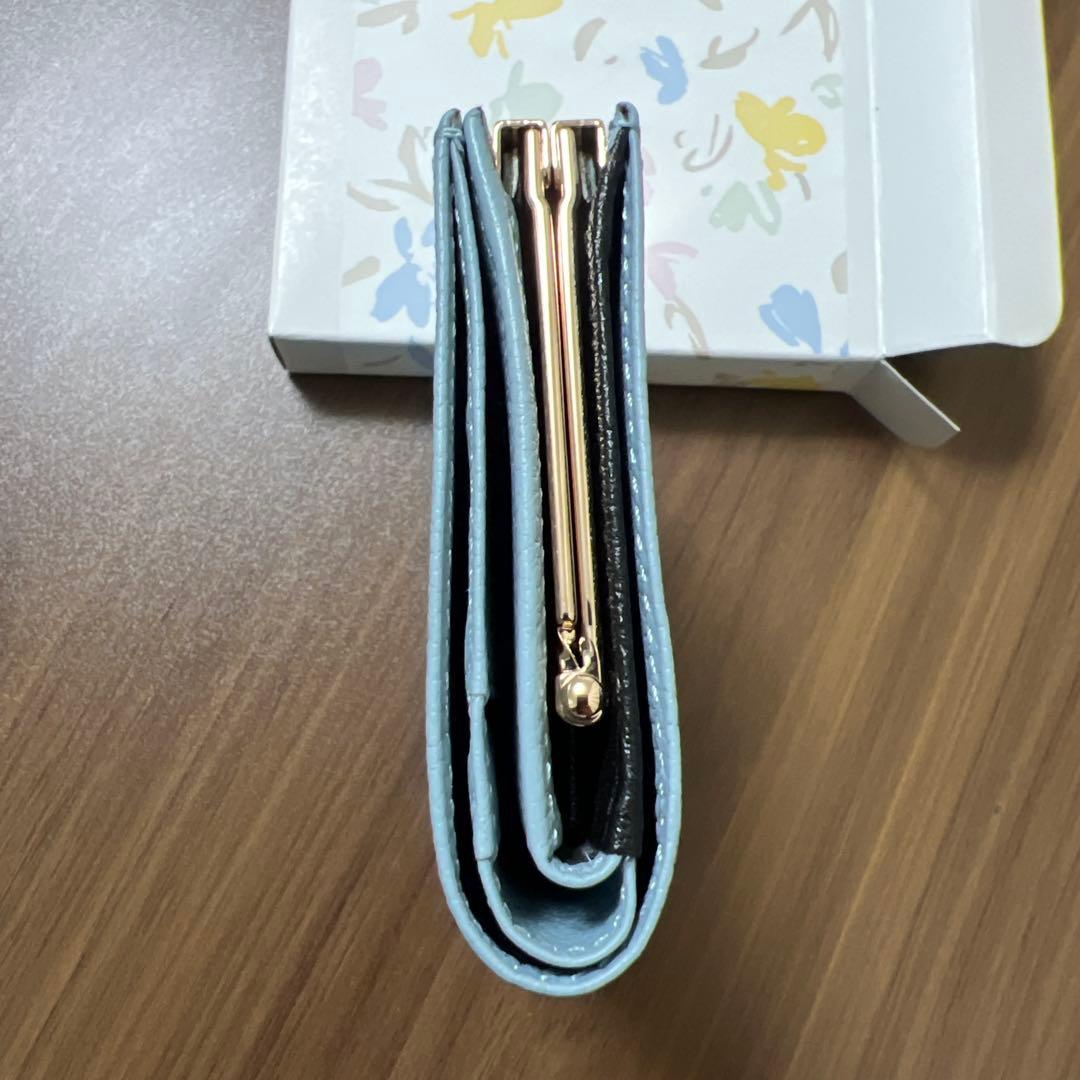 皇居財布　がま口　ブルー