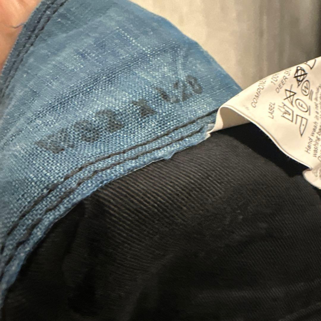 パンツ visvim SOCIAL SCULPTURE 10 CMYK BLK DMGD