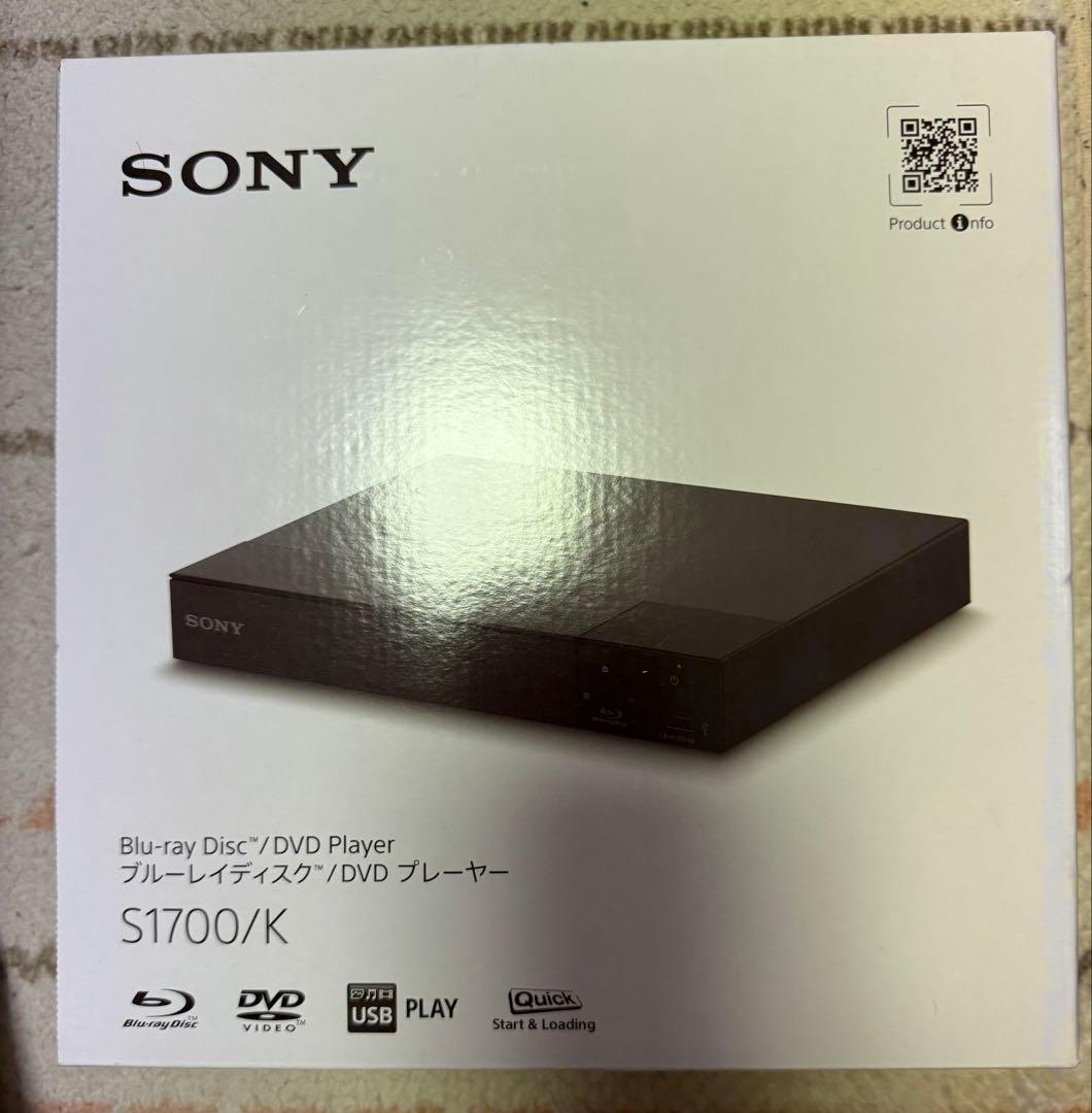 ブルーレイディスク/DVDプレーヤー ソニー BDP-S1700/K