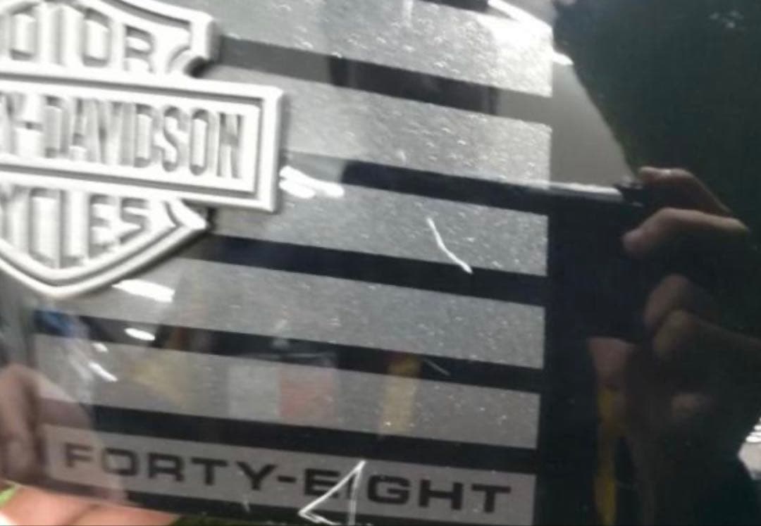 スポーツスター xl1200x 純正ブラックタンク フォーティーエイト