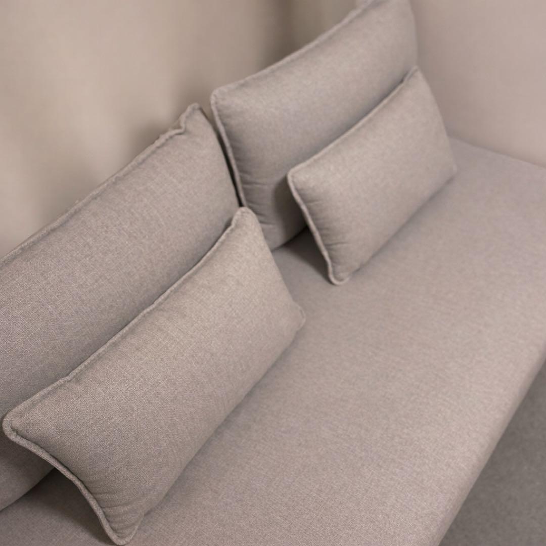 【みるくさん】ニトリ広い座面のゆったりソファNシールド3人掛けMS01