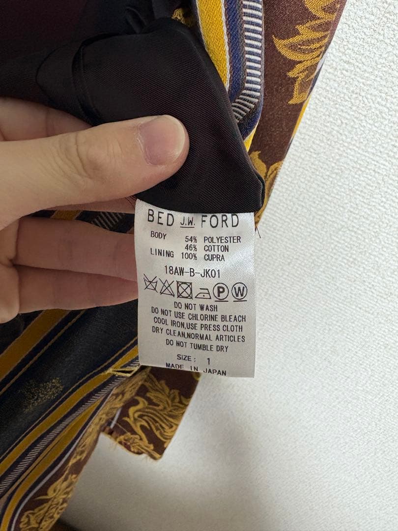 T*☆様 BEDJ.W.FORD 18AW ベッドフォード テーラードジャケット