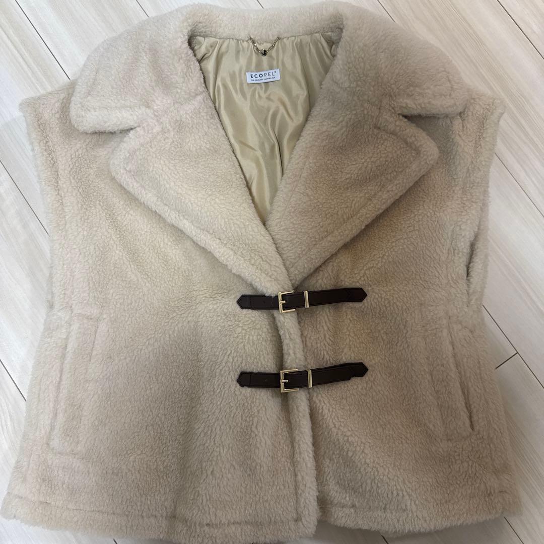 FRAY I.D ECOPELポンチョ アイボリー サイズ1