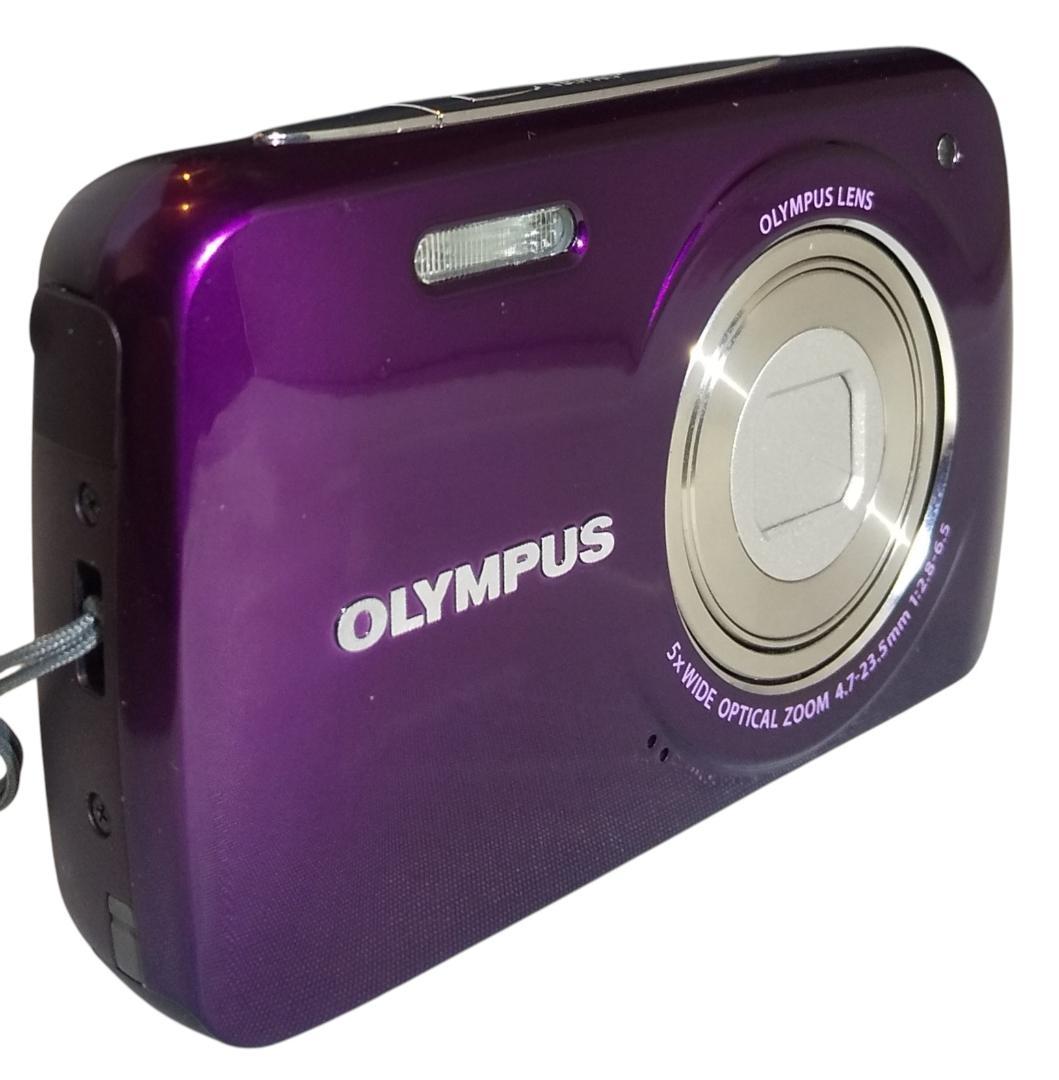 美品 OLYMPUS VH-210 動作確認済 1400万画素 パープル