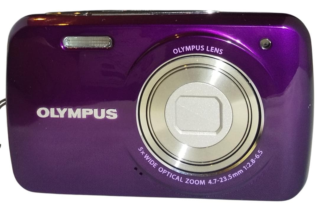 美品 OLYMPUS VH-210 動作確認済 1400万画素 パープル