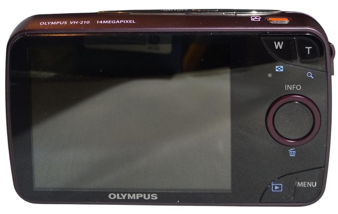 美品 OLYMPUS VH-210 動作確認済 1400万画素 パープル