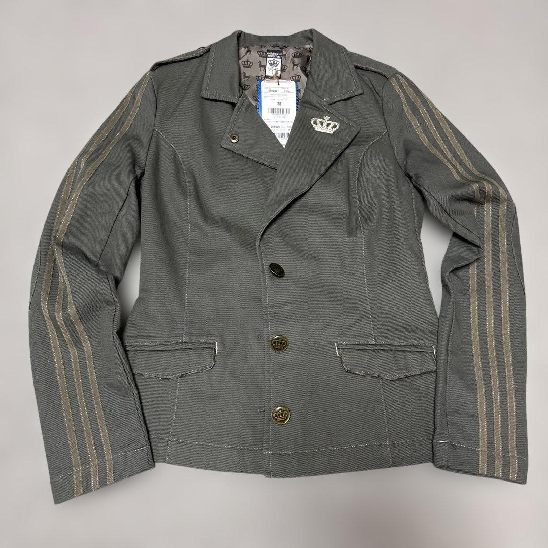 アディダス ミッシーエリオット コラボ テーラードジャケット 裏地総柄 y2k