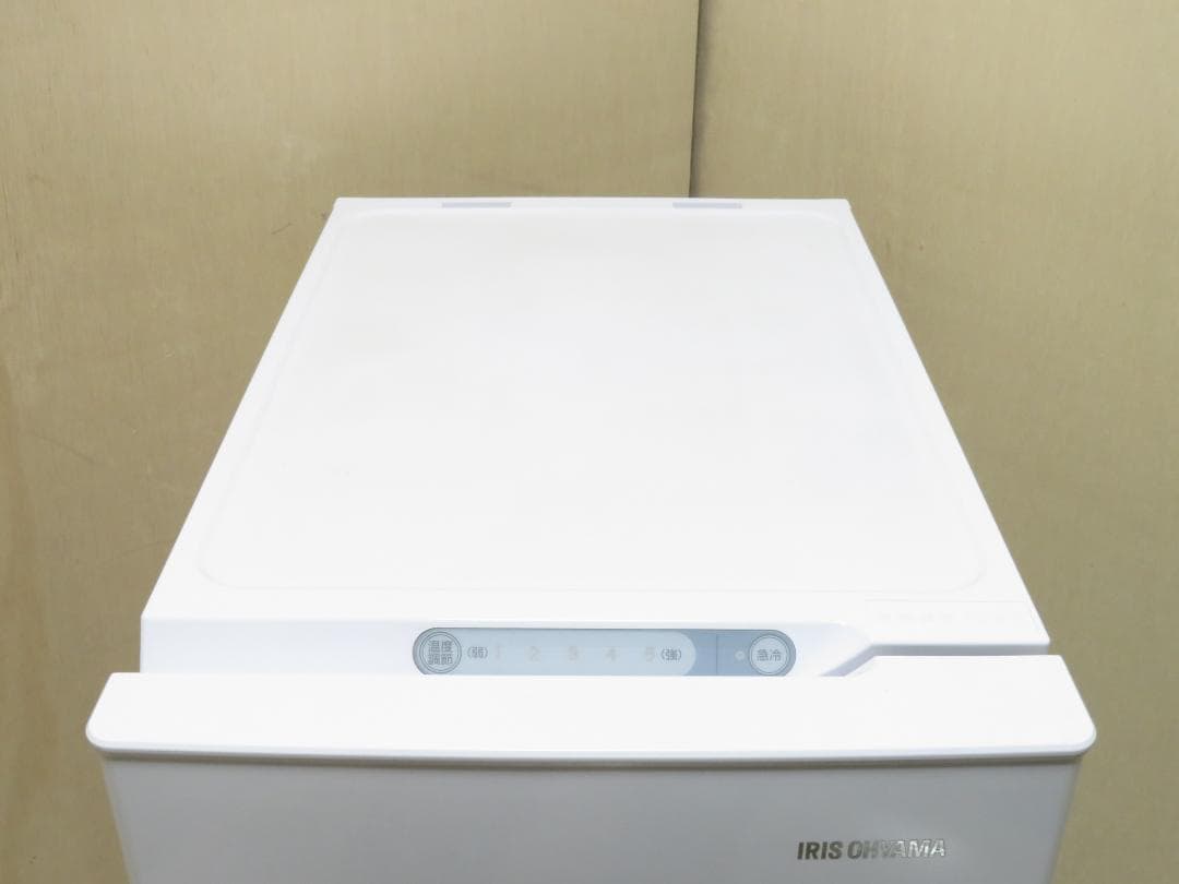 アイリスオーヤマ 2022年製 1ドア スリム 冷凍庫 80L 霜取り不要