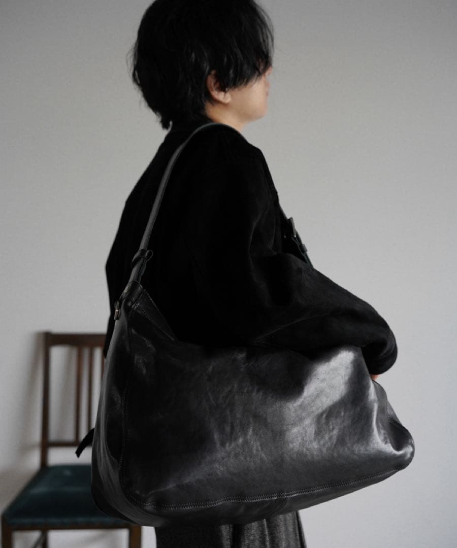 バッグ Llife POLISHED COW LEATHER NEWSPAPER BAG