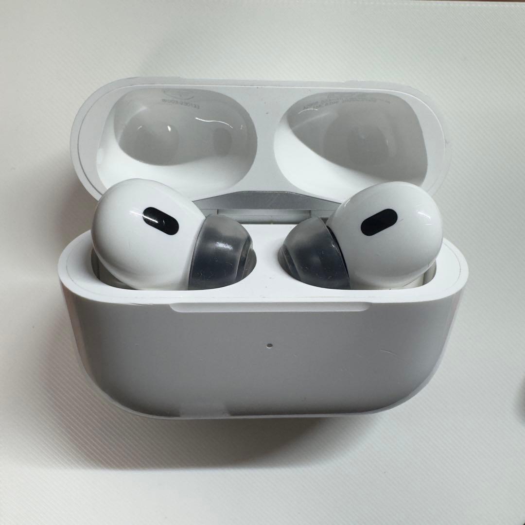 AirPods Pro 2（USB-Cモデル）+AZLAイヤーチップ＆黒ケース付