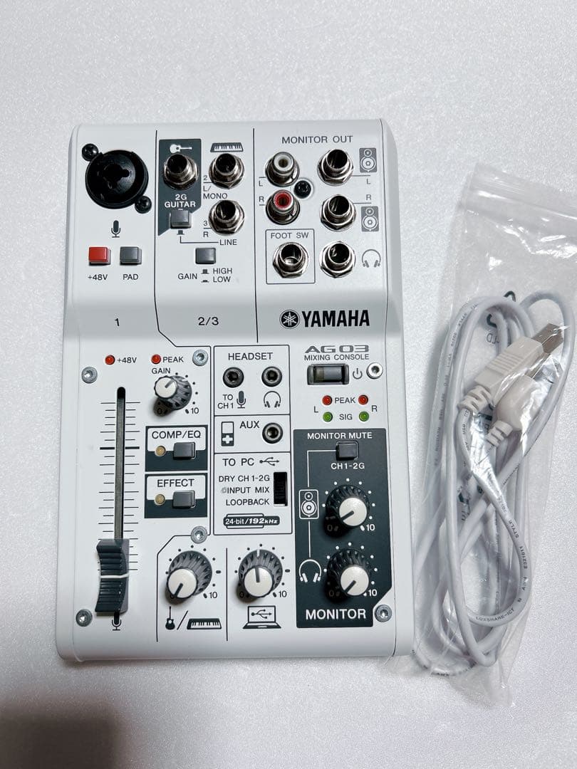 YAMAHA AG03 オーディオインターフェース ミキサー 動作良好