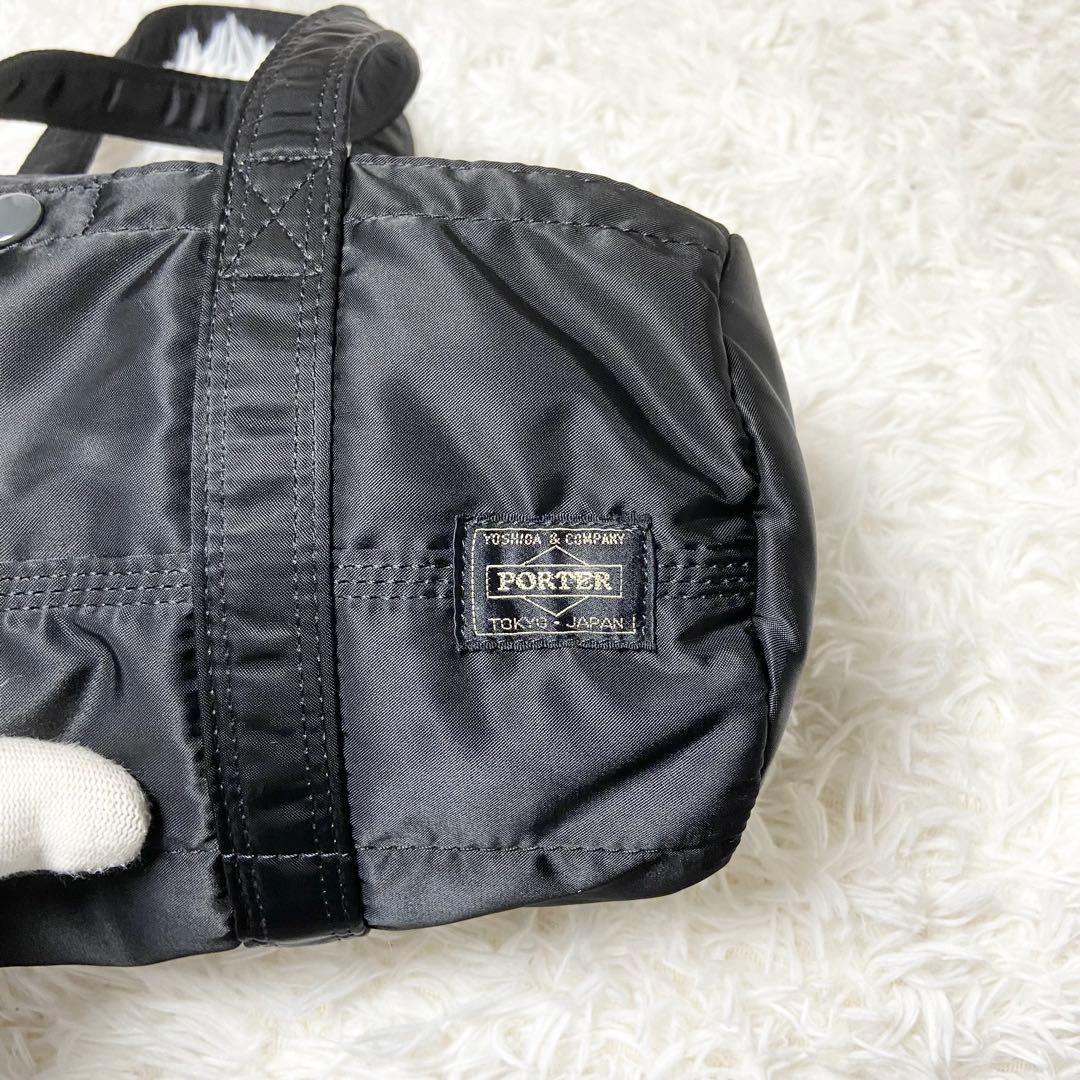 未使用級 ポーター タンカー ダッフル ミニボストンバッグ Sサイズ ブラック