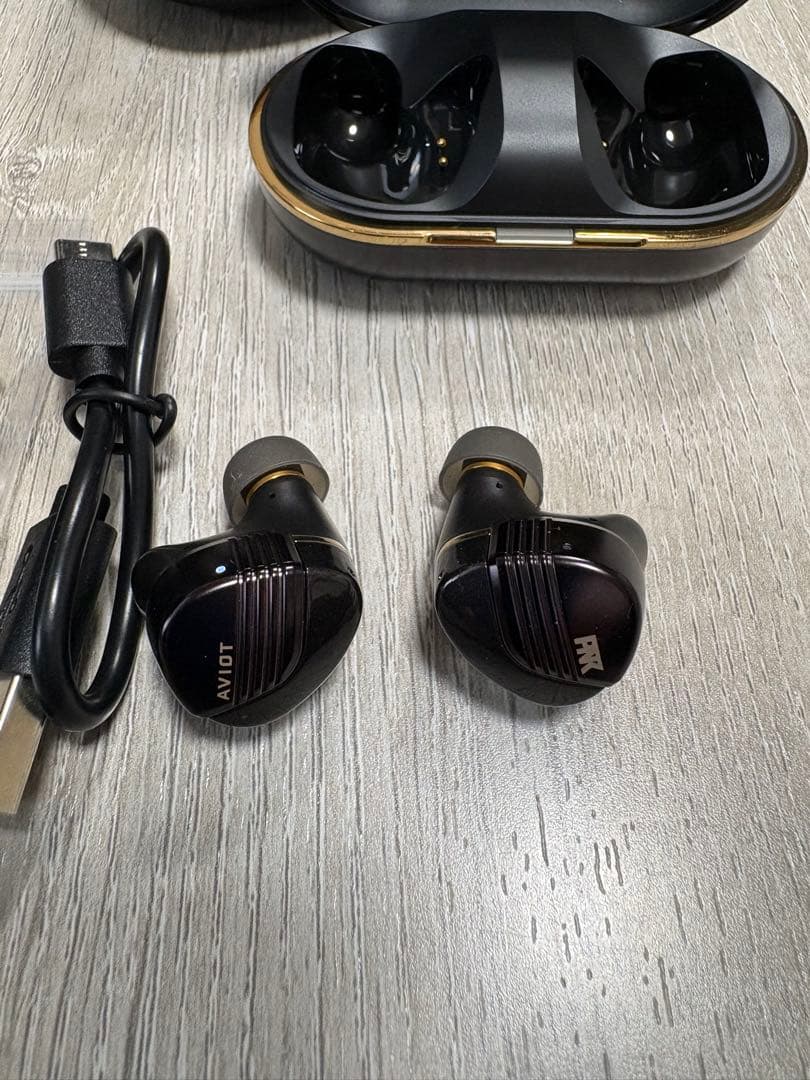 AVIDT TE-W1-PNK ワイヤレスイヤホン ブラック