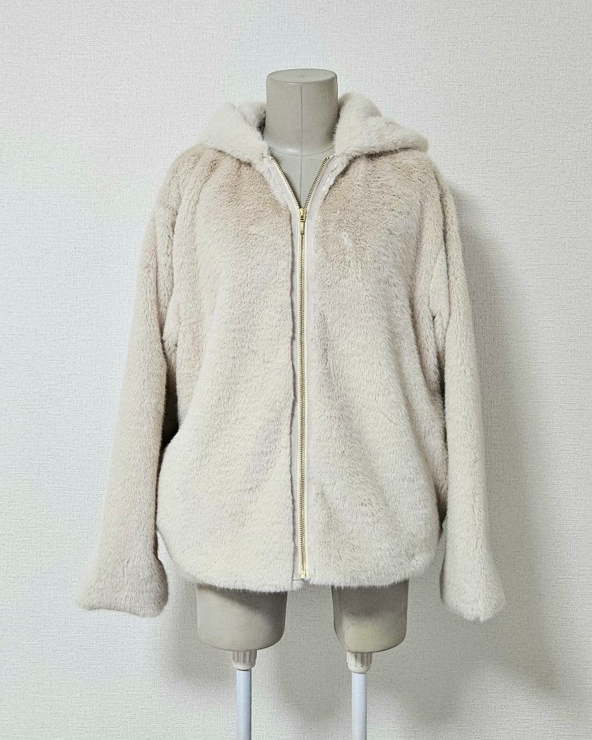 ・スローブイエナ　フーディECOファー【手洗い可能】