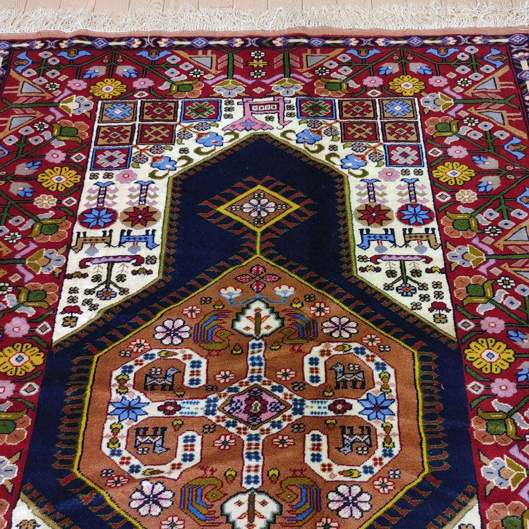 ペルシャ絨毯 新品 158x116 手織り クルド・ グーチャン産 persia