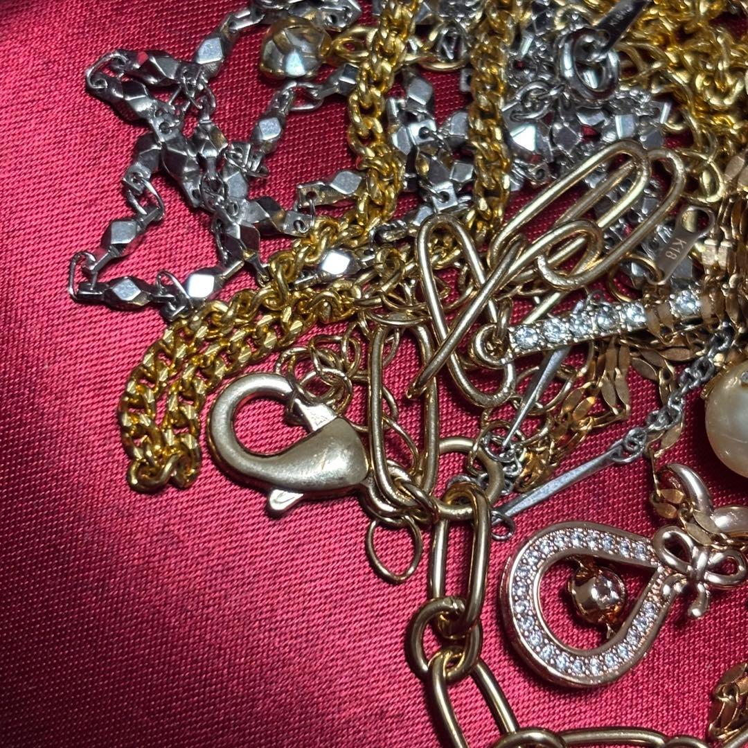 s*a様 遺品整理 アクセサリー ネックレス リング イミテーション ジャンク