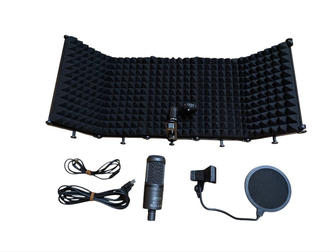 オーディオテクニカ AT2020USB+ レコーディングセット　コンデンサー