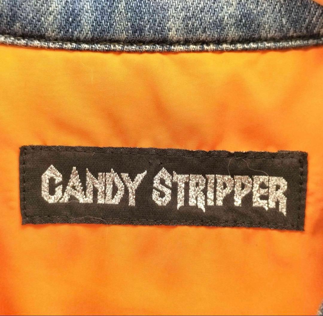 ジャケット・アウター CANDY STRIPPER COMBINED DENIM BLOUSON
