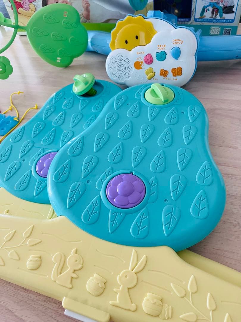 美品 プーメリー えらべる回転6wayジムにへんしんメリー