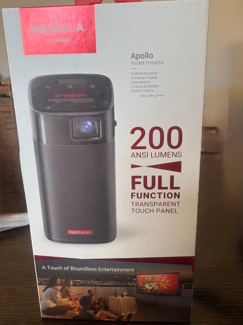 NEBULA Appolloプロジェクター本体 Manfrotto三脚付き