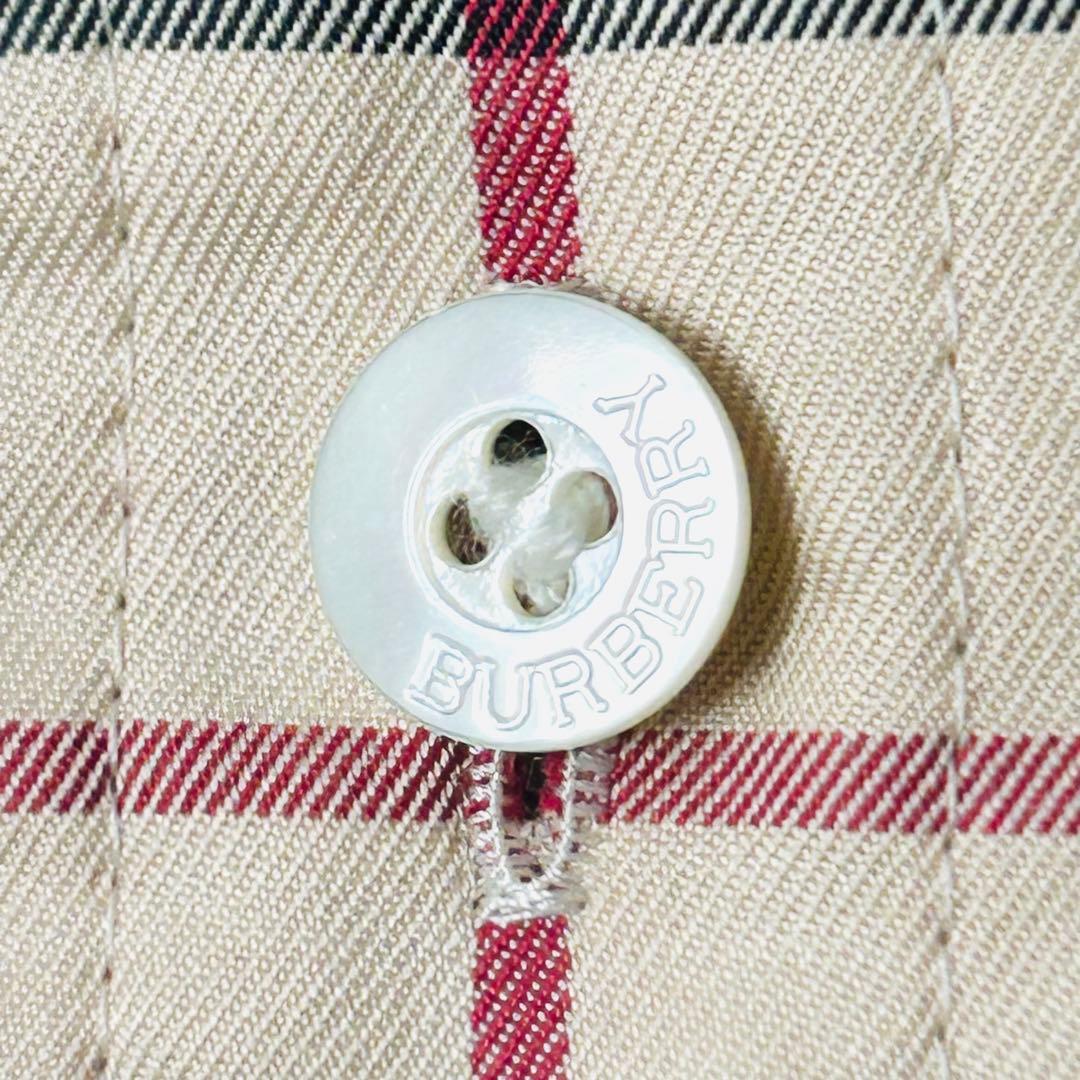 ✳︎バーバリー✳︎ ノバチェック シャツ ロゴ刺繍 40