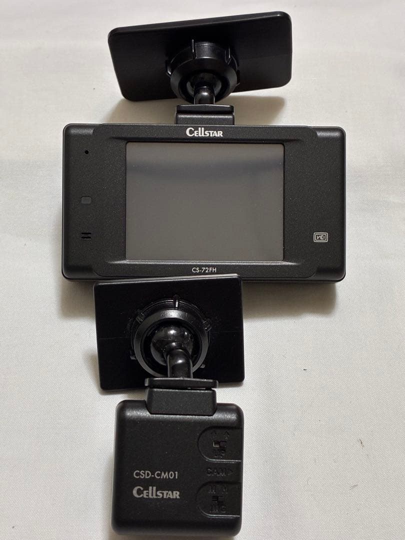 CellStarセルスターCS-72FHドライブレコー ダー前後カメラ(128)