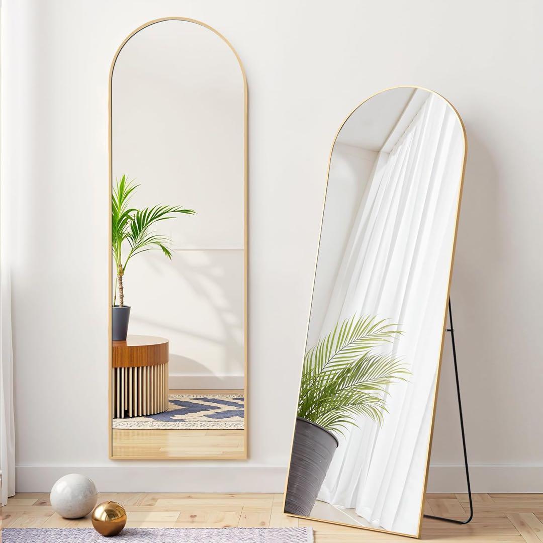 ❤️全身鏡 姿見 ミラー スタンドミラー 壁掛け 立て掛け 160x50cm