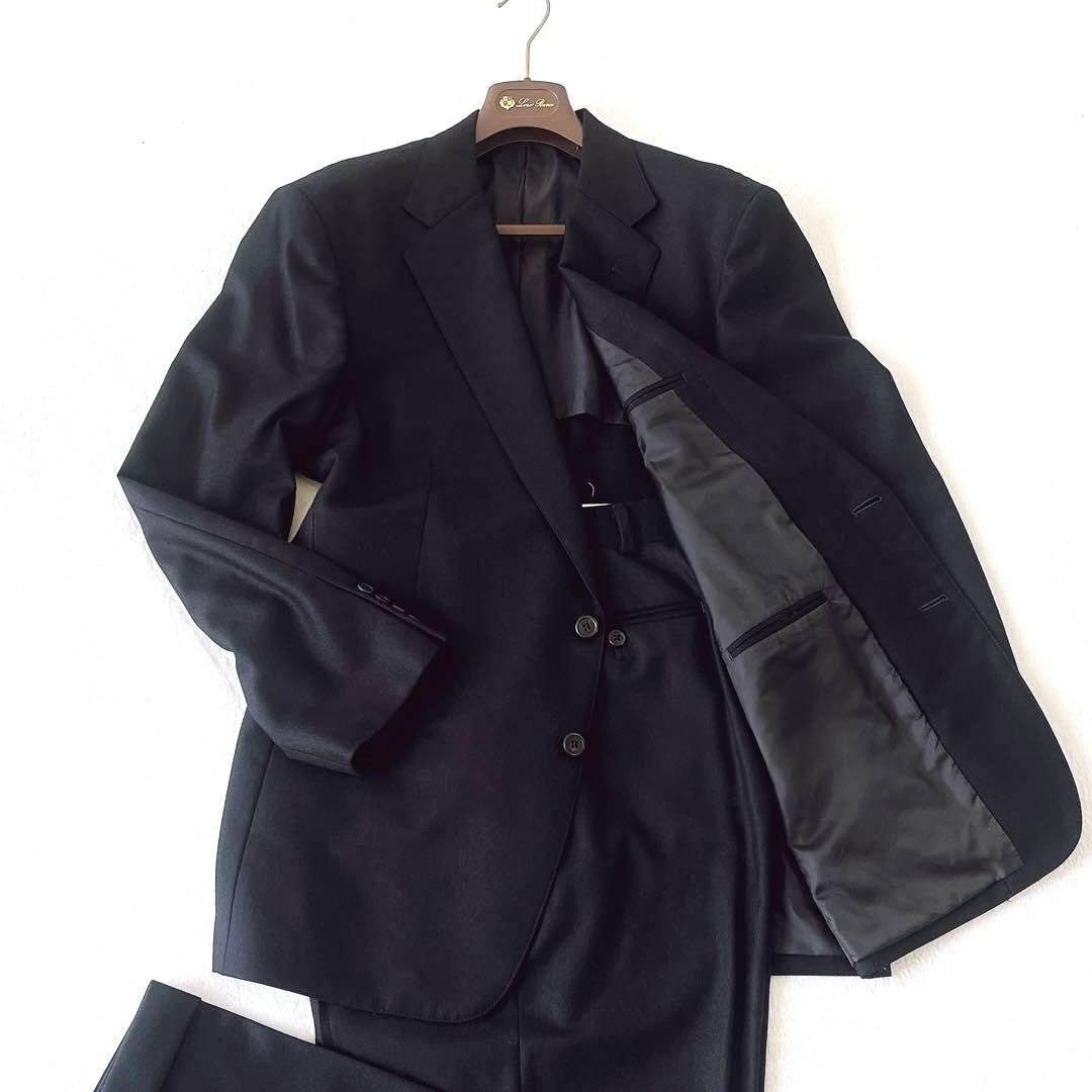 極美品 JPRESS セットアップ 大きいサイズ ネイビー XL相当 ウール