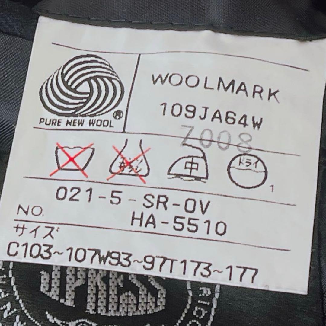 極美品 JPRESS セットアップ 大きいサイズ ネイビー XL相当 ウール