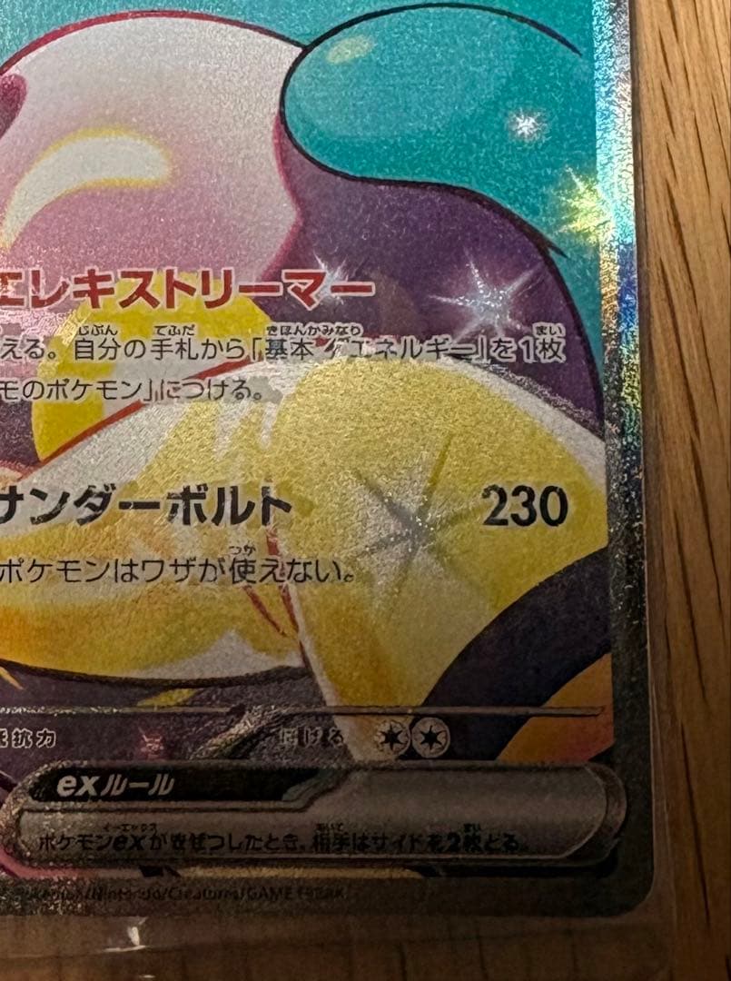 美品お値下げOK 極エラー品、枠ずれ　ナンジャモのハリバリーSAR