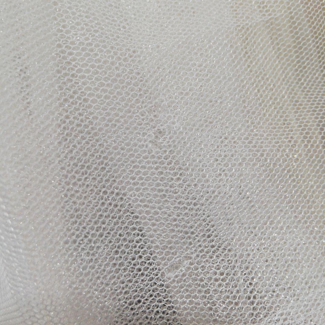 LA BELLE ETUDE　ホワイト チュールロングジレ