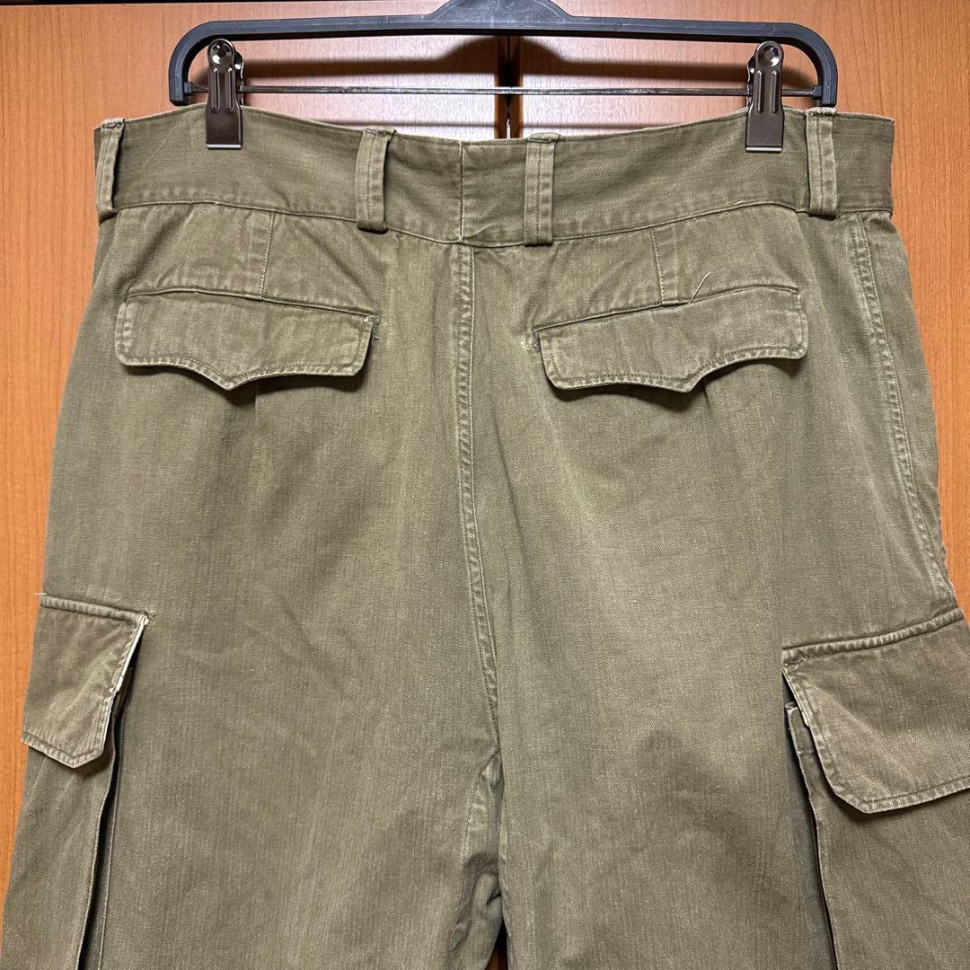 【SALE】【希少】50s フランス軍 M47 パンツ 移行期型