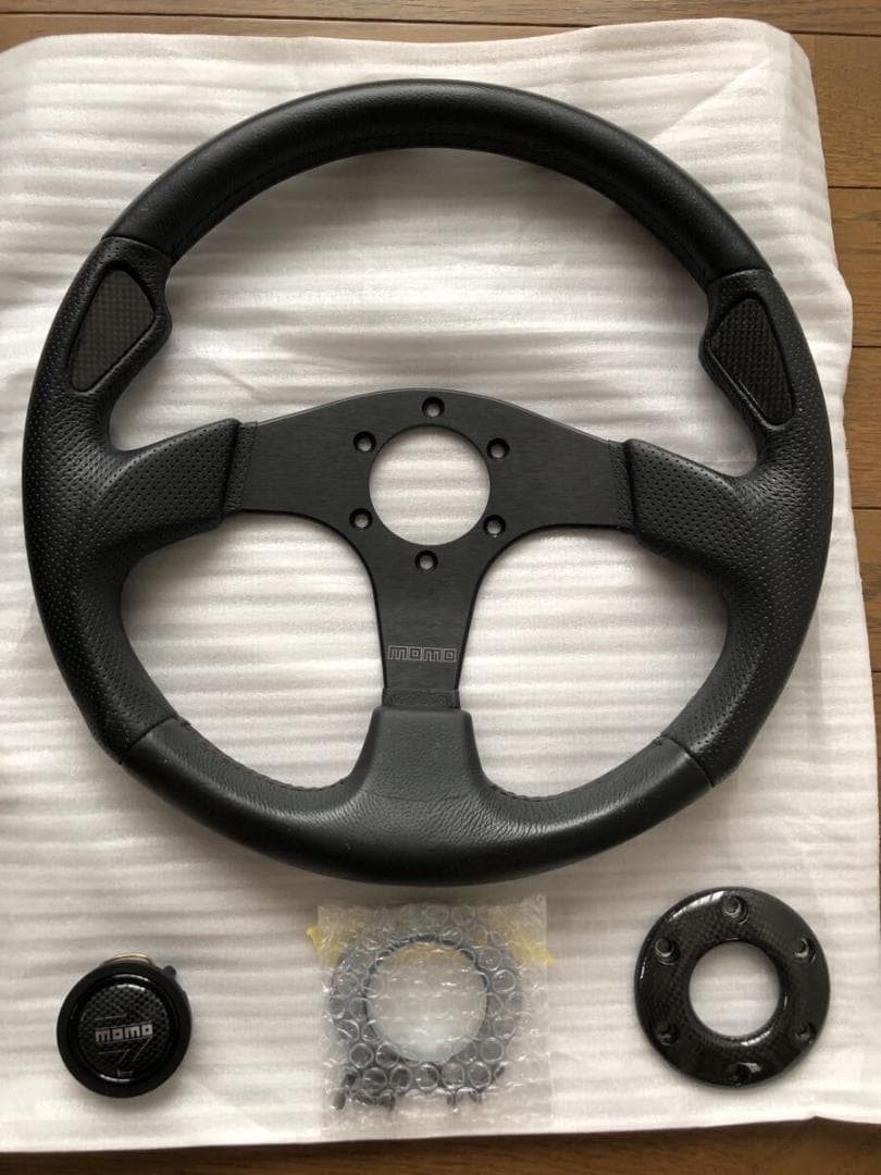 正規品 MOMO モモ ステアリングJET 35Φ 350mm カーボン 平織