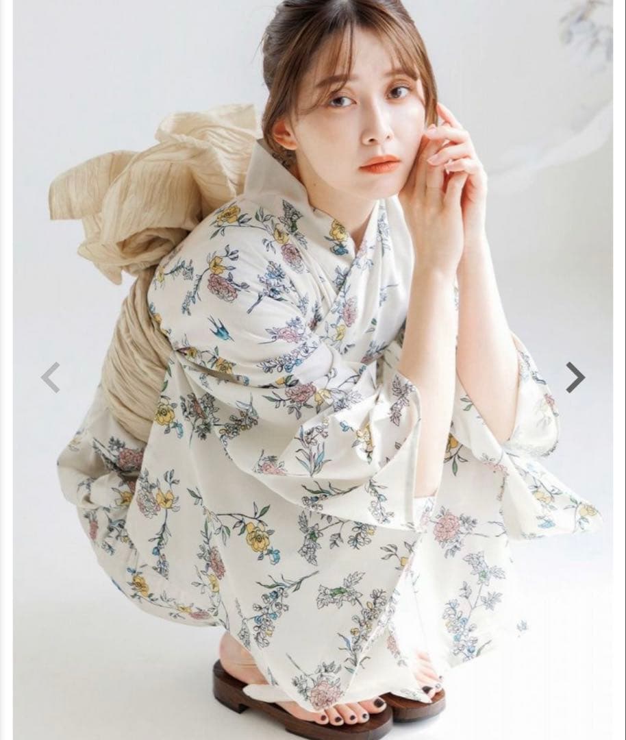 Dita セパレート浴衣　花柄　ワンピース　グレイル　　ふりふ