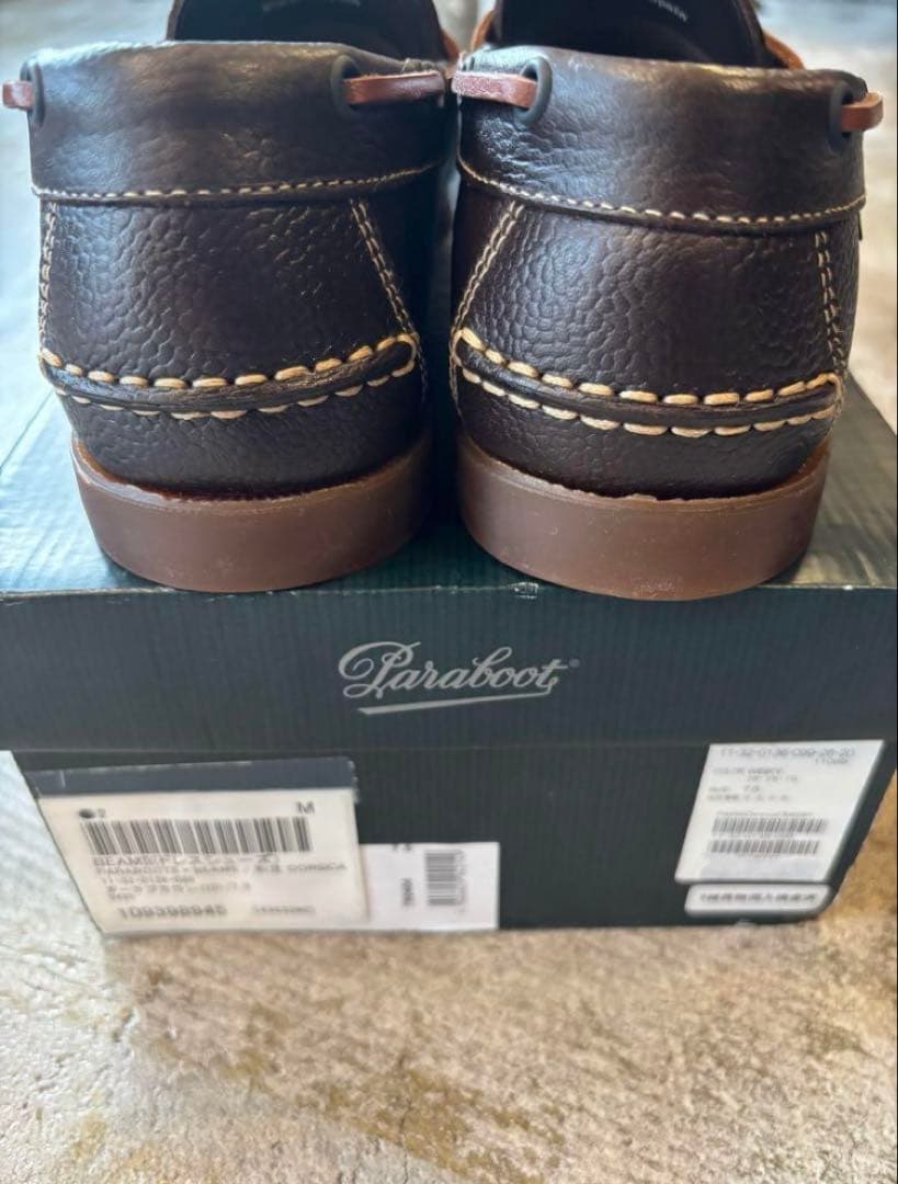 【ビームス別注】【新品未使用】パラブーツ　Corsica ブラウン 25.5cm