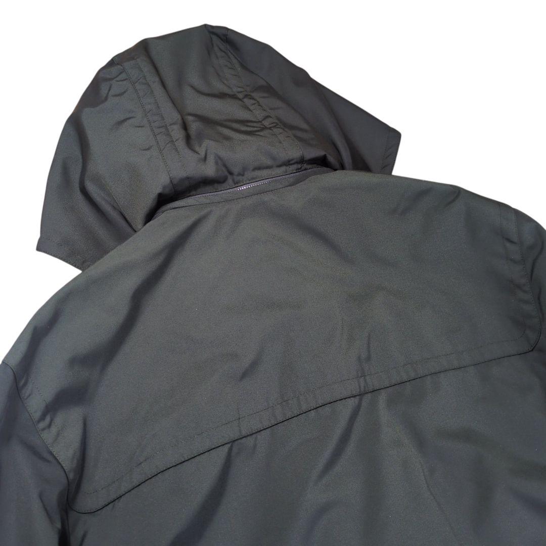 【美品】HERMES 裏地カシミヤ 中綿 フーデッド ダッフルコート