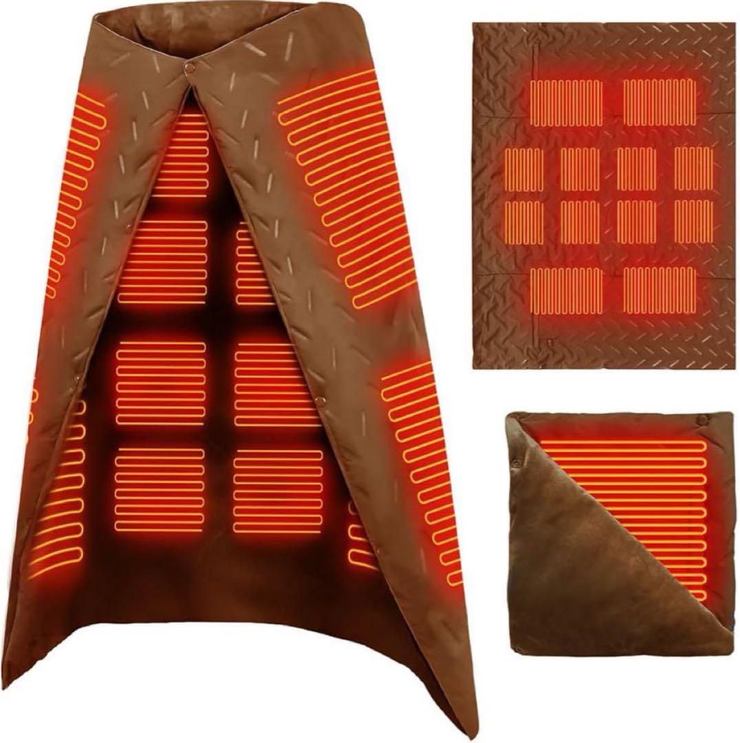 【期間限定10%オフ✨】[Yihai] 電気毛布 ひざ掛け ブランケット USB