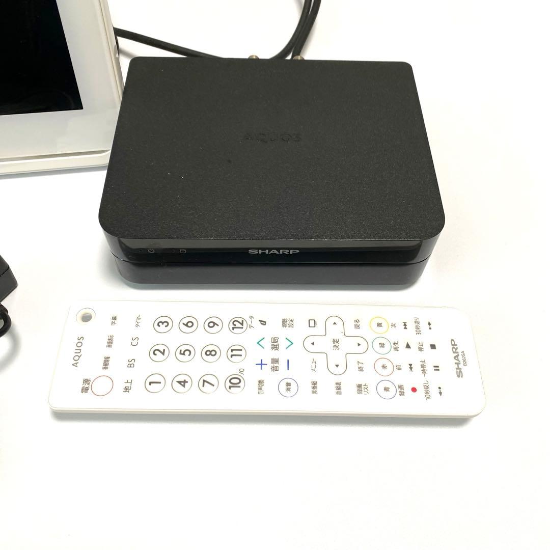 良品　シャープAQUOS ポータブルテレビTV 2T-C12AF防水ホワイト白