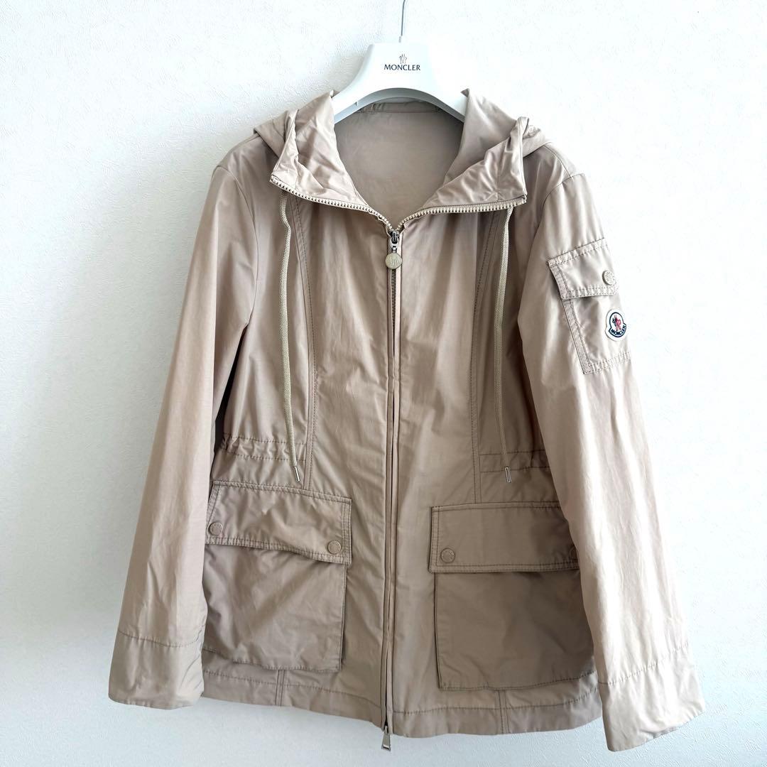 【試着のみ】モンクレールジャケットLEANDRO レアンドロ ベージュ　サイズ1
