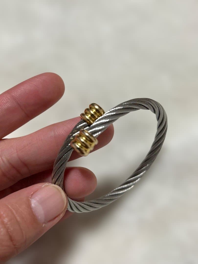 PHILIPPE CHARRIOL バングル シルバー ゴールド