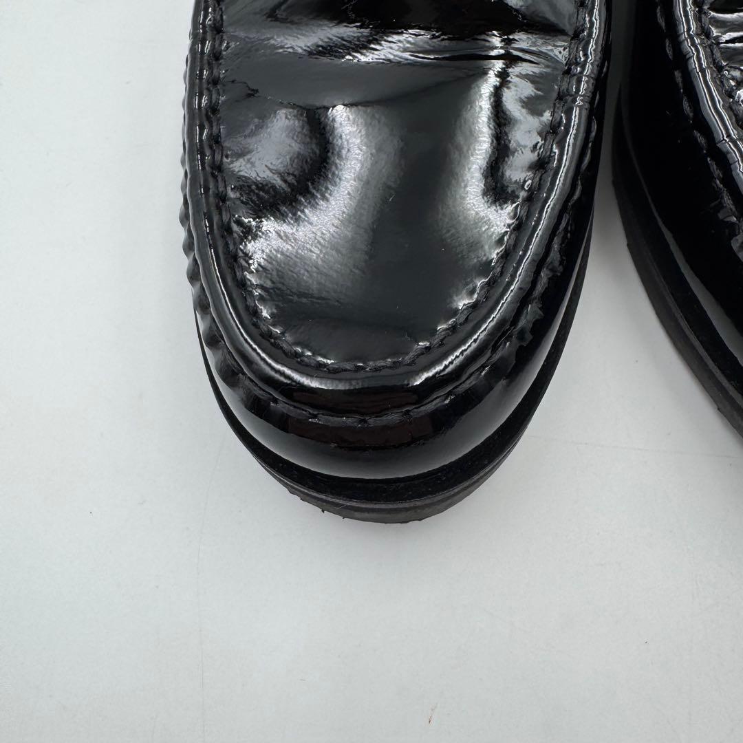 美品✨Paraboot ローファー　ブラック　エナメル　23cm