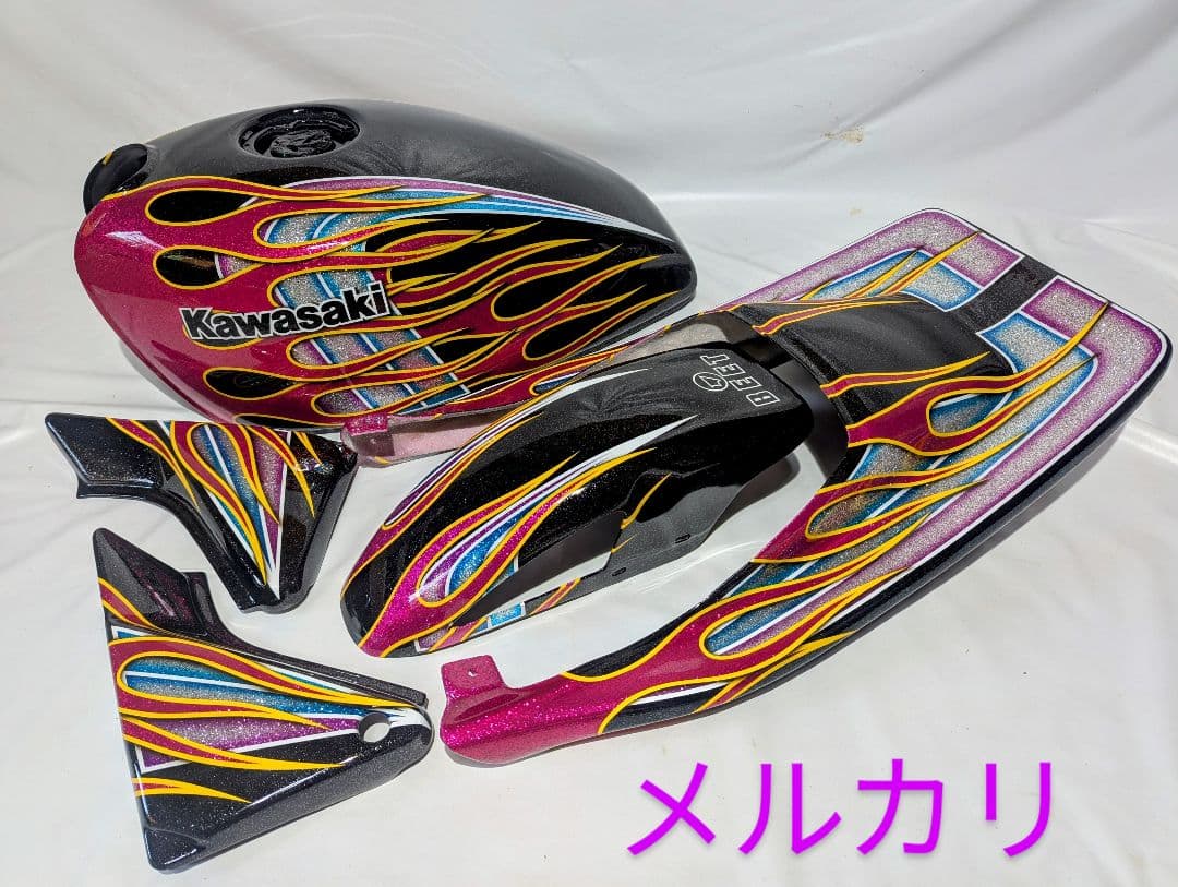 ゼファー400 外装セット　送料無料　カスタムペイント　反射