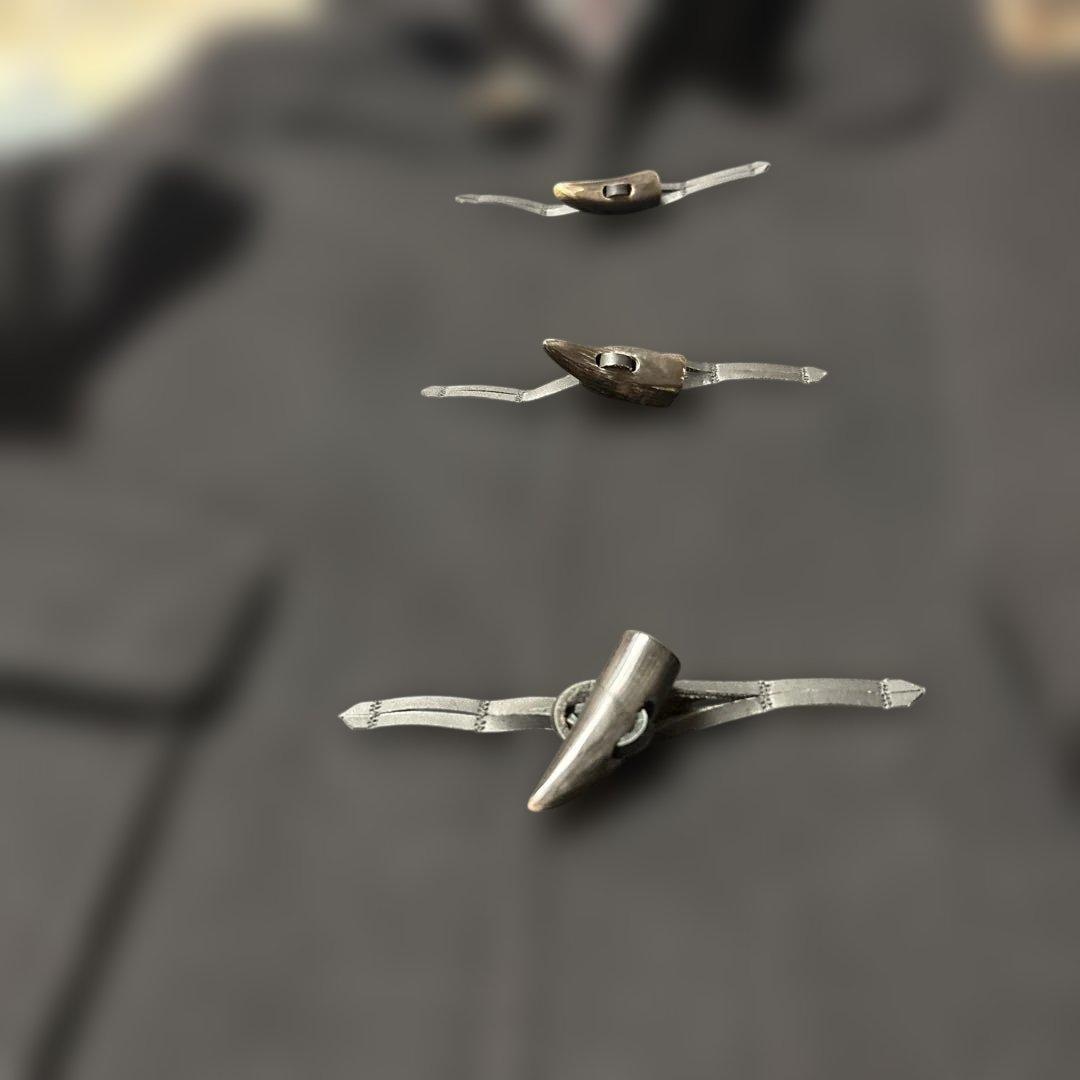 グローバーオール GLOVERALL ダッフルコート 英国製３８ブラック