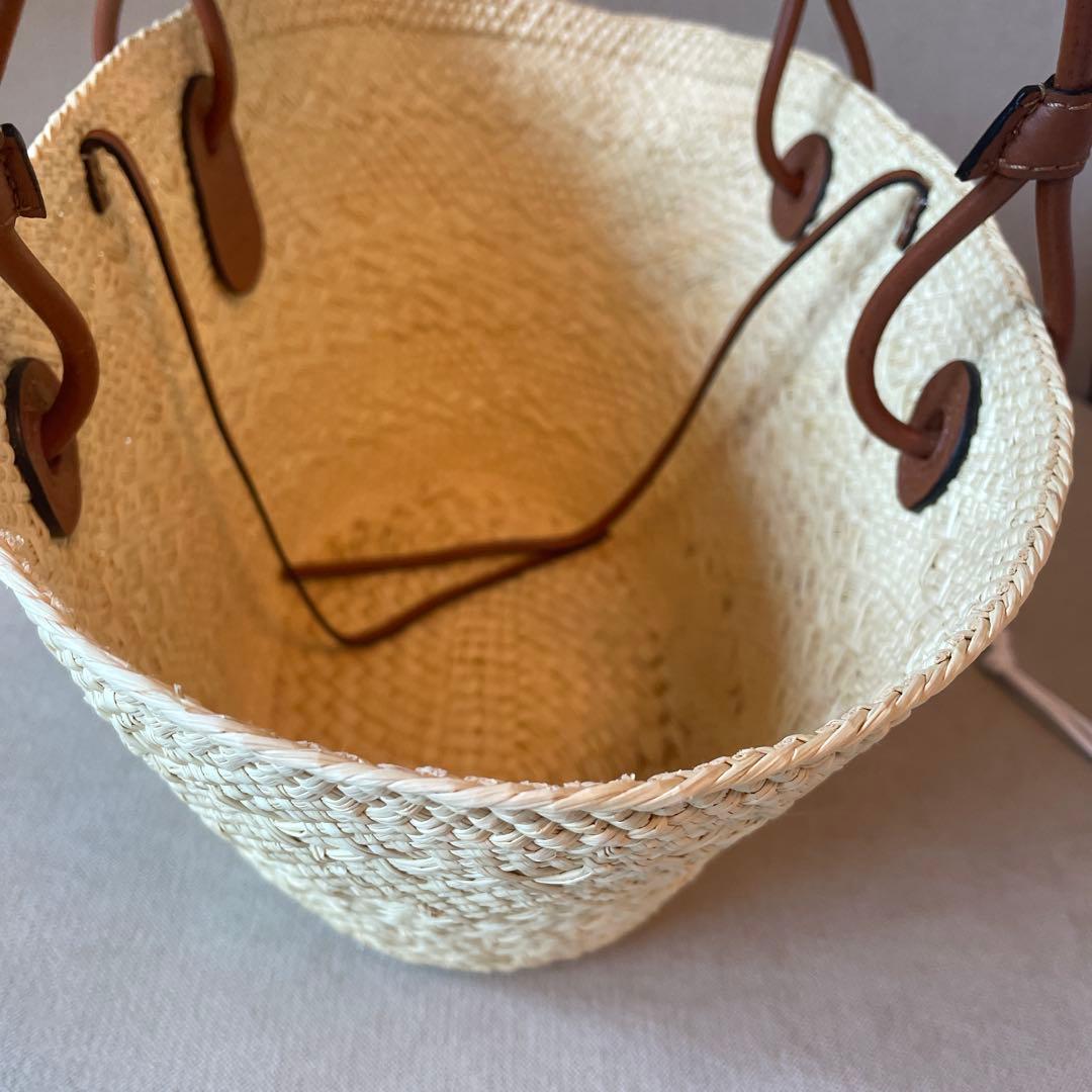 【美品】ロエベ アナグラム　バスケットバッグ　スモール　かごバッグ