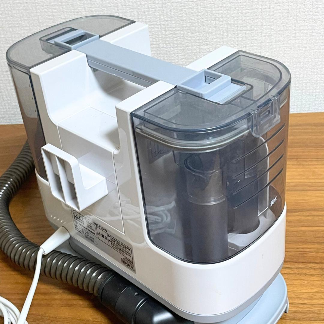 【美品】アイリスオーヤマ❤リンサークリーナー 自動散水温水洗浄RNS-P10-W