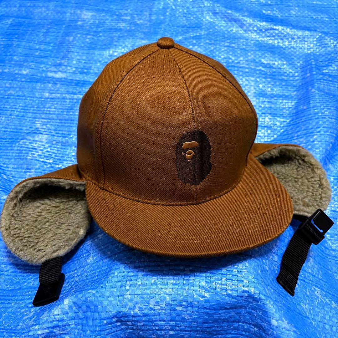 BAPE⬛︎ベイプ⬛︎フライトキャップ⬛︎ボア⬛︎キャメル